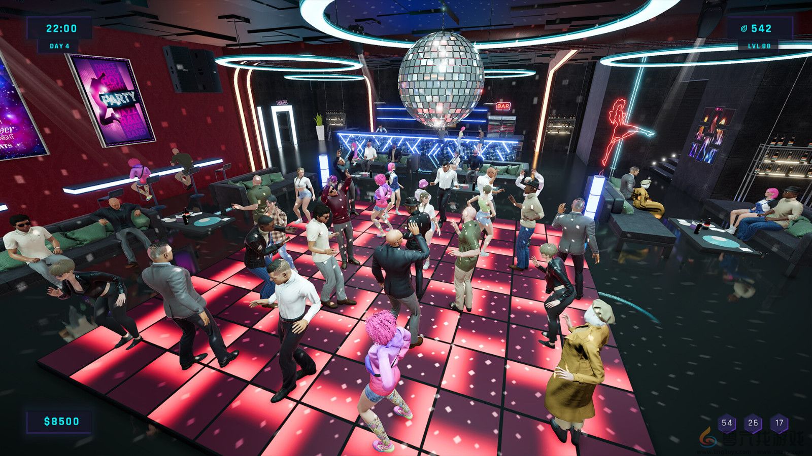 模拟经营游戏《夜总会模拟器》Steam页面上线 支持中文(图10) 模拟经营游戏《夜总会模拟器》Steam页面上线 支持中文(图10)