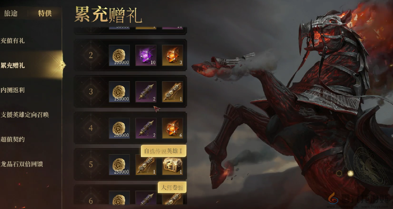 龙息神寂累充奖励介绍(图1)